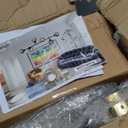 KCO Modern Glass Globe Wall Sconce Set of Two Minimalist Gold Wall Light Fixture with Adjustable Cord Brass Round Glass Wall Mounted Reading Lamp (Clear-2PC)