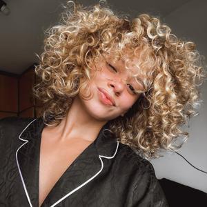8 Packs GoGo Curl Crochet Hair 10Inch Curly Crochet Hair for Women Water Wave Beach Curl Deep Crochet Braids Blonde Synthetic Braiding Hair Extensions (27/613)
