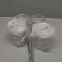 16 OZ Iced Coffee Cups with Lids and Straws Set of 4, Unbreakable Plastic Drinking Glasses Reusable Iced Coffee Glass to Go Cup for Iced Tea,Juice, Water,BPA Free, Dishwasher Safe