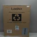 Lasko Oscillating Cyclone Pedestal Fan, Adjustable Height, Timer, Remote Control, 3 Speeds, for Bedroom, Living Room, Home Office, 18", Black, 1843