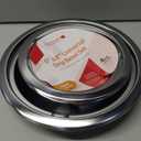 4-Piece Drip Pans Set - Compatible with GE Stoves - Chrome Finish Electric Stove Burner Drip Pans - 2 x 6inch, 2 x 8inch Stove Drip Pans - GE Stove Drip