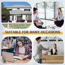 Remerry 1 Pcs Outdoor Brochure Holder 4 x 9 Inch Waterproof Wall Mount Literature Box with Lid Clear Acrylic for Pamphlet Map Menu Display (White)