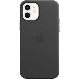 Apple iPhone 12 and iPhone 12 Pro Leather Case with Magsafe - Black