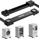 Appliance Rollers Heavy Duty, Newest Extendable Appliance Sliders, Liftable Washing Machine Base, Easily Move Washer and Dryer Machines, Refrigerators, Furniture-Black