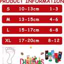 5 Pairs Christmas Socks Children Xmas Socks Crew Cotton Socks for 1-3/3-5/6-8/9-12 Children Toddlers Boys Girls