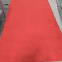 Large Indoor Outdoor Commercial Rug PVC Backed Plain Red Floor Carpet Mat 12" x 6"