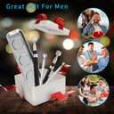 5 PCS Magnetic Telescoping Pick up Tools, 15 LBS, 8 LBS, 3.5 LBS, 1.5 LBS Magnet Stick Screws Parts Finder, with Rectangle Magnet Tray, Pickup Nails, Metal Retrieving (Medium)