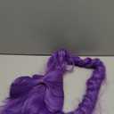 MAGQOO Purple Braid Wig Kids Girls Light Purple Wig Long Braids Wigs Hair Cosplay Costume Party Wigs