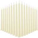 Nuanchu Taper Candles 10 Inch (H) Dripless Tapered Smokeless Long Tall Unscented Dinner Candle for Easter Party Wedding Home Decor Candlesticks, Long Burning