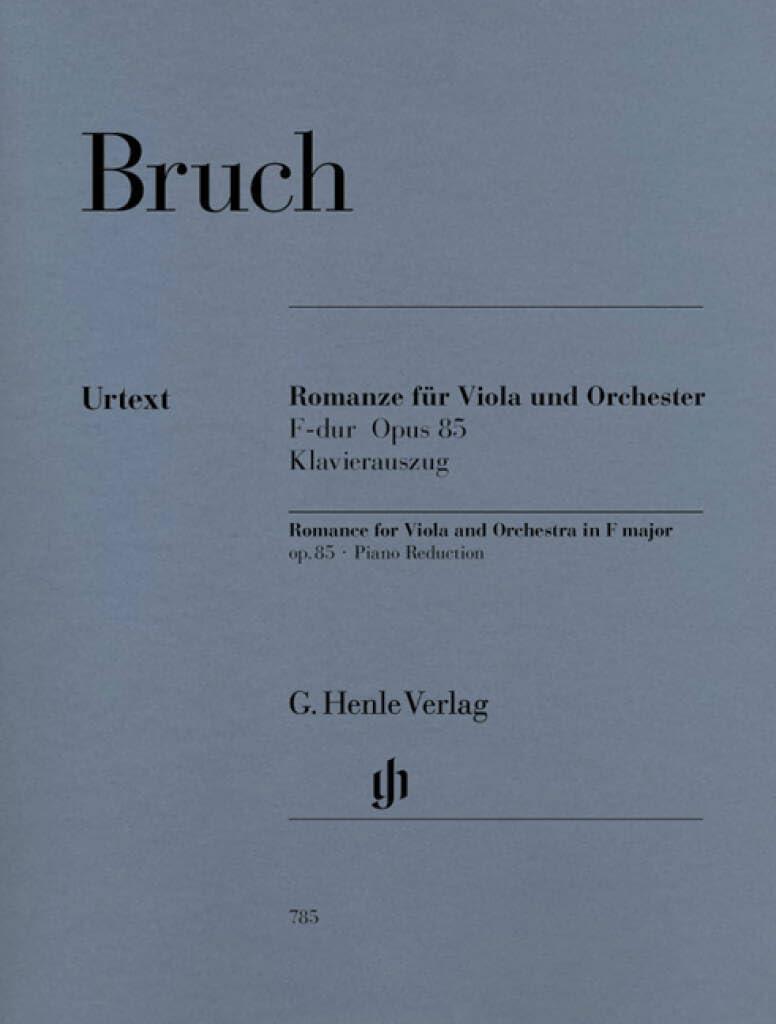 MAX BRUCH : ROMANCE EN FA MAJEUR OP. 85 POUR ALTO ET ORCHESTRE - ALTO ET PIANO (Multilingual Edition)