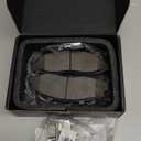 Front Semi-metallic Disc Brake Pads Set for Ford F150 1997-2003 4.2L 4.6L 5.4L, 2004 5.4L FX4, F150 Heritage 2004, Blackwood 2002, 4PCS(With Hardware)