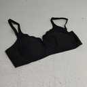 Dutifulon-CC Bra, Seamless Scalloped Push-Up Bra, Comfortable Soft Low Back Supportive Bras for Women, Large