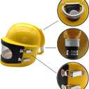 Sandblaster Helmet Safe Air Feed Sand Blast Helmet Shoulder Protective Sand Blast Hood Protector Sandblaster Thermostat 5 Pieces Outer Lenses, One Size