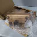 Ziliny 6 Pcs Christmas Appetizer Platter 12 Inch Christmas Cutting Board Acacia