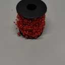 Pangda 65.6 ft Artificial Pearl Beads Garland for Christmas Tree Plastic Beaded String Strands Chain Ornament for Wedding Halloween Party Decoration Bridal Bouquet Craft Flower DIY Supplies (Red)