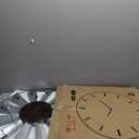 Mrocioa 24inch Windmill Distressed Metal Wall Clocks Rustic Large Decorative Clock Oversized Farmhouse Decor,Non Ticking,Battery Operated