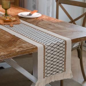 TOPBATHY Macrame Table Runner Woven Delicate Home Decor for Party Table Decorations Crafted for Christmas