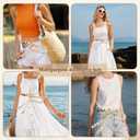 Rope Belts For Women,Women Tassel Braided Waist Belt,Tassel Waist Belts With Wooden Beads Waist Belt Rope Chain,Trendy Thin Belts White Thin Woven Waist Belts For Dresses Skirts Tunics