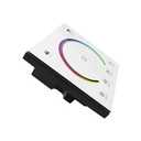 AMKI LED Wall Switch Dimmer,LED Controller,Wall- Mounted Plastic Cover Touch Panel Switch for DC12V-24V 3528 2835 5050 Single Color LED Strip Lighting(RGBW-Red,Green,Blue,White)