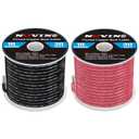 10 Gauge Marine Wire 10 AWG Marine Grade Wire Include 10 Gauge 30FT Red & 30FT Black,10AWG Tinned Copper Boat Electrical Cable for Automotive Boat Speakers Lighting Solar Outdoor RV Camper Trailer
