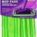 HOMEXCEL Microfiber Mop Pads Compatible with Swiffer Wet Jet, Reusable and Machine Washable Floor Pad Refills, Mop Head Replacements for Multi Surface Wet & Dry Cleaning, Pack of 2