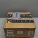 HENXFEN LEAD Square Ceramic Dinner Plates 11 Inch – Large Stoneware Serving Plates Set of 4 for Steak, Pasta & Salad, Microwave & Dishwasher Safe – Reactive Glaze Green