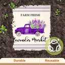 Kitchen Swedish Dishcloths with Hooks - 6 Pack Reusable Dish Cloths for Washing Dishes Fast Drying Cute Fun Swedish Dish Towels Washable Cleaning Sponge, Bicycle Lavender