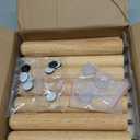 Frogprin Solid Wooden Step Stool for Kids Adults, Short Chair Toddlers Plant Stool, Kids Stool Perfect Matched Sensory Table, Multi-Purpose Sitting for Kitchen Playroom Bathroom Bedroom (2 Pack)