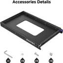 BODEGACOOLER Car Fridge Slide, Inner 29.4 x 17.2in, Vehicle Refriderator Slider with 4 Buckle Straps, Max 220 LBS/100Kg