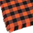 Fall Dog Bandana Autumn Thanksgiving Plaid Reversible Triangle Bibs Scarf Accessories for Dogs Pet