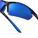 Xagger Polarized Sports Sunglasses for Men Women Wrap Around UV400 Running Baseball Softball Cycling Driving Glasses