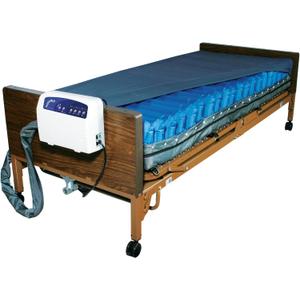 Drive Medical 14029 Med-Aire Low Air Loss Mattress System, Blue