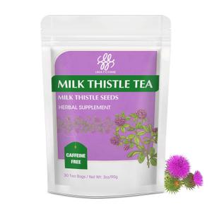 iMATCHME Premium Milk Thistle Tea Bags, Liver Function, Liver Detox and Overall Health Support, Certified Free, 30 Tea Bags/90g. BBD 02/2026