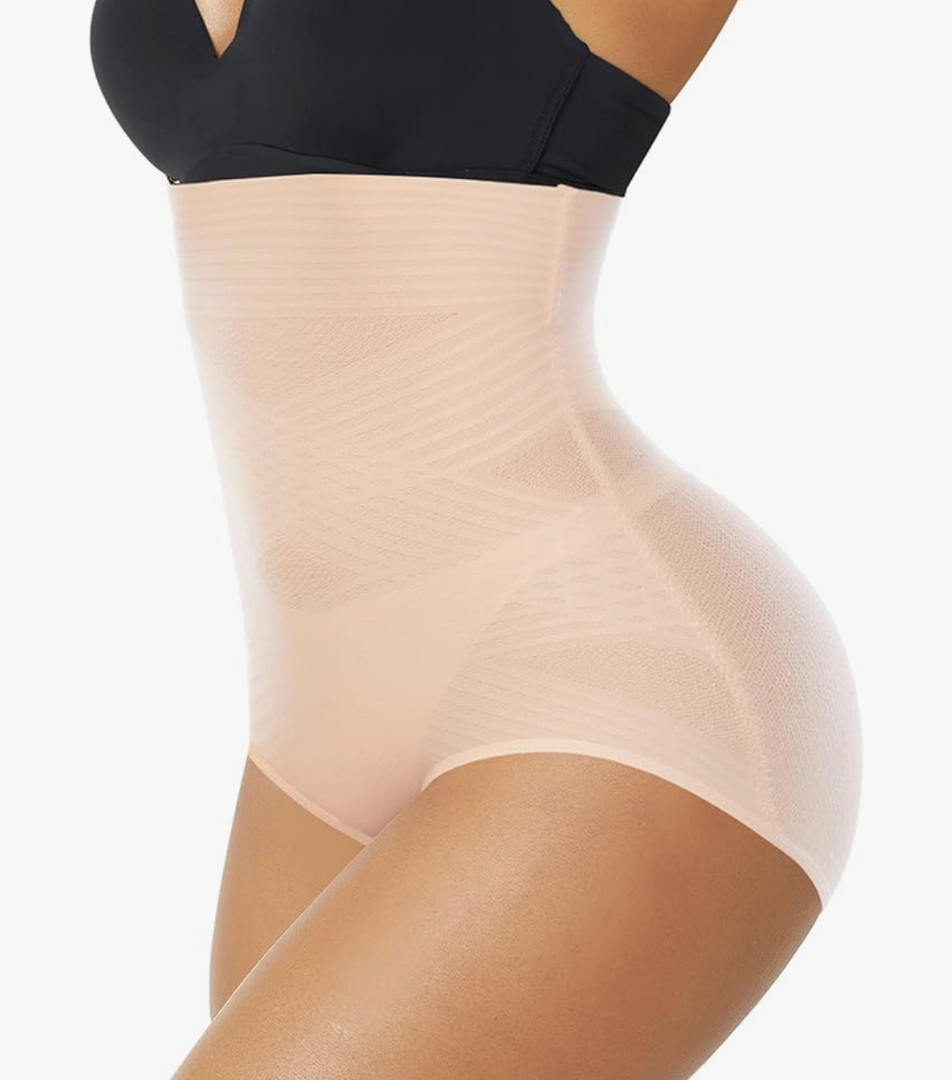 Tummy Control Shapewear Panties for Women High Waisted Body Shaper Slimming Shapewear Underwear Girdle Panty L