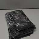 Marspark 30 Packs Pencil Pouch 3 Ring Binder Pen Pouch Cloth Pencil Pouches Zipper Pen Case Bag with Clear Window for School Office Writing Supplies Gifts (Black)