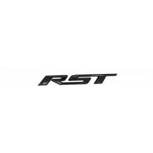 OEM RST Emblem 3D Badge Compatible with for Silverado 2019-2025 Parts 86539786 (Black)