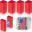 8PCS Strong Magnetic Flag Weights for Bottom of Flag in Winds,Heavy Duty Rubber Coated Magnet Drapery Weights,Waterproof Outdoor Curtain Magnets,Wind Banner Weights to Prevent Outdoor Flag/Drapery Tangles,4 Pairs