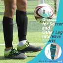 HiRui Soccer Shin Guards Shin Pads for Kids Youth Adult, Calf Compression Sleeve with Honeycomb Pads, Support for Shin Splint Baseball Boxing Kickboxing MTB, Lightweight(1PAIR) XSmall
