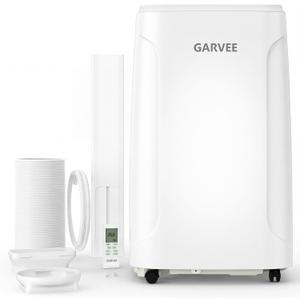 Garvee Portable Air Conditioner 14,000BTU, Remote Control, Portable AC Unit, Dehumidifier, Fan, 850Sq.Ft Cool/Dry/Swing,Quite,LCD Display,Fast Cool, Air Purification,1400W, CEER7.83,Grey