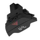 OE 1519127, Hazard Warning Light Button Lock Unlock Switch, Compatible with Ford B-MAX C-MAX Ecosport Fiesta Focus Kuga Transit