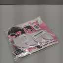 TONIFUL 1st Birthday Pink Mouse Themed Table Honeycomb Centerpieces, Pink Mouse Table Topper Decor, Letter ONE for Girl First Birthday Party Supplies Party Decorations (8 Pcs)