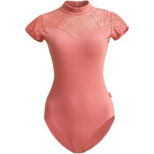 ROYAL SMEELA Ballet Leotards for Women - Short Sleeve Leotards for Ballet Dance & Adult Ballerina (X-Large, Watermelon Red)