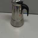 Moka Pot, 6 Cups (10.6 oz) Stovetop Espresso Maker, 304 Stainless Steel Moka Pot, Induction Compatible, Silver