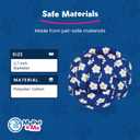 My Pet & Me  Knotted Ball Rope Dog Toy (2.7 Inch)  Dog Chew Toy for Puppies and Small Dogs  Ideal for Fetch, Teething, and Interactive Play