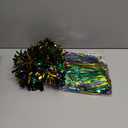 Gemscream 10 Pack Mardi Gras Decorations Set Mardi Gras Party Supplies Includes 8 Pcs Tassel Hanging Swirls and 2 Pcs 6.6ft Garland Hanging Outdoor Decor for Carnival Festival Home Garden Yard Decor