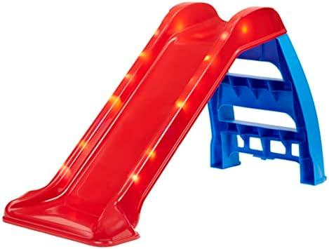 Little Tikes Light-Up First Slide for Kids Indoors/Outdoors , Red
