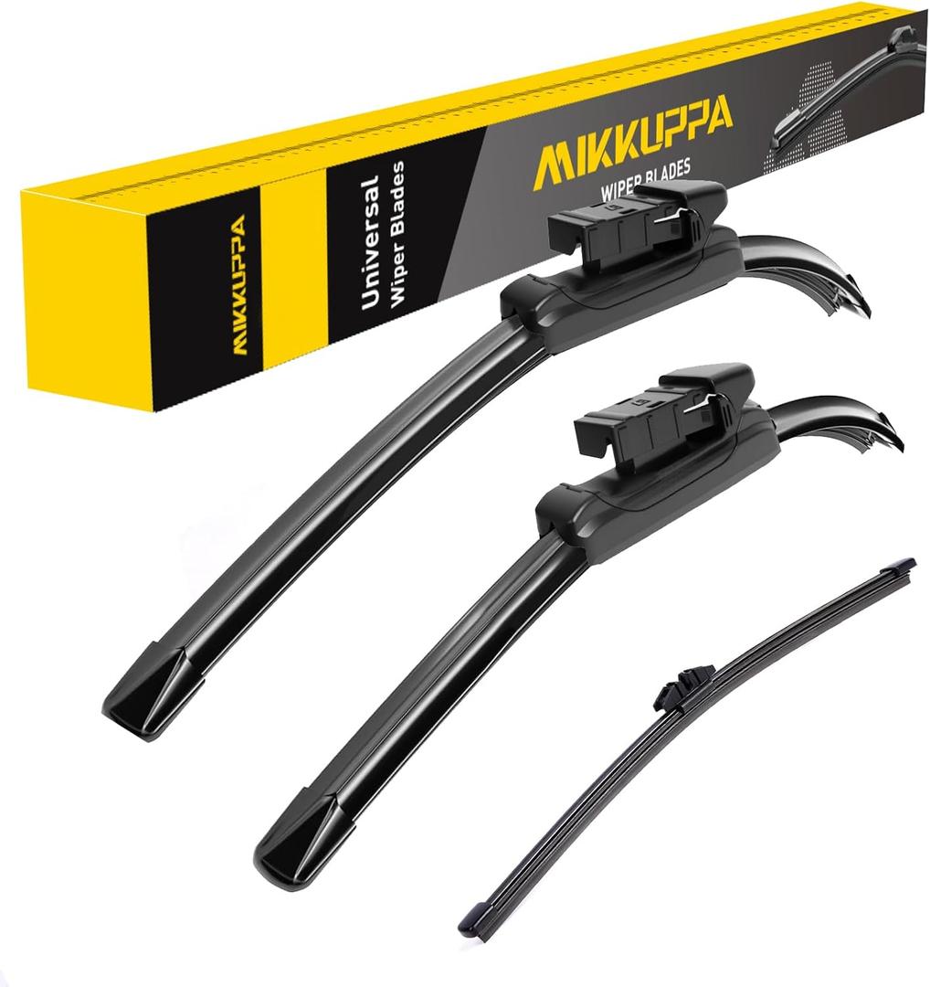 MIKKUPPA 26"+20"+12" Windshield Wipers Blades Replacement for 2018-2022 BMW X3, 2019-2022 X4, Top Lock Front & Rear All Season Wiper Blades Set(Pack of 3)