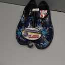 Sloggers Original Waterproof Rain and Garden Shoe for Women Outdoor Slip-On Garden Clog - Made in The USA with Premium Comfort Insole and Arch Support (10, Blue Floral Fun Print)