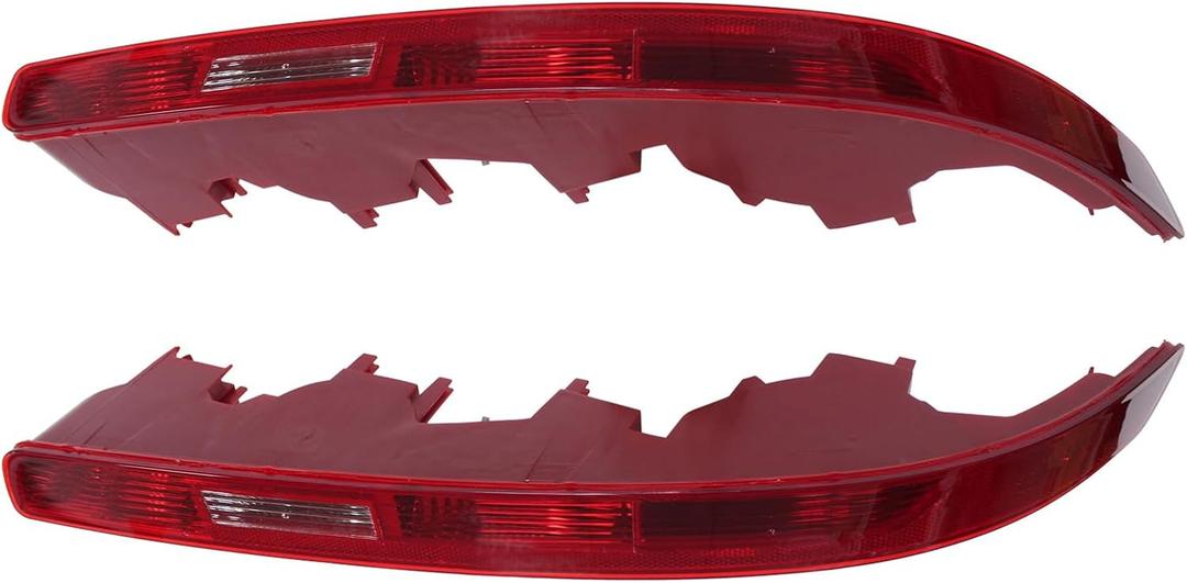 ApplianPar Left and Right Side Taillamp Rear Lower Bumper Tail Light Reverse Stop Fog Lamp Housing Lens for Audi Q7 2006-2015