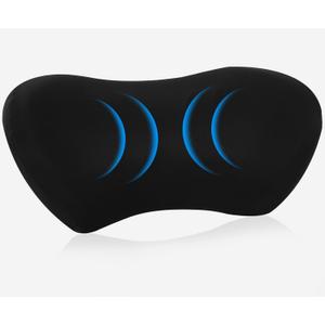 Lumbar Support Pillow for Office Chair - Lumbar Pillow for Car - Ergonomic Lumbar Support Pillow for Car Automotive Seat Cushions (Pure Black)